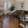 a living room with a tv and couches