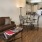 a living room with a couch and a coffee table